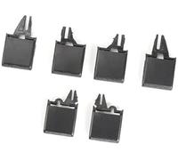 Jodriva Clip de ventilation de voiture Kit de réparation Clip sortie d'aération ca pour avant et arrière voiture, pour Porsche, pour 2018 - 2023(BLACK Model E)