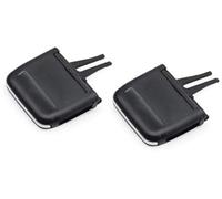 Jodriva Clip de ventilation de voiture Kit de réparation Clip sortie ventilation climatisation pour avant et arrière voiture, pour Porsche, pour Panamera, pour 2010 - 2016(BLACK Middle 1PC)