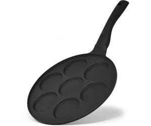 JOEJI’S KITCHEN - Crêpière Joejis, poêle à crêpes pour induction avec 7 compartiments. Poêle à pancakes légère pour induction, en aluminium moulé. Poêle polyvalente pour crêpes et omelettes, diamètre