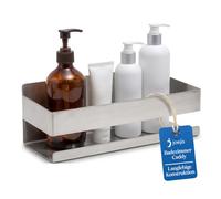 Joeji's Rangement Douche Sans Percage - 3M Adhesif - Etagere Salle de Bain pour Shampoing et Gel douche - Panier Serviteur Douche - Acier Inox Sansrouille