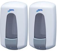 Jofel AC70000 Aitana Distributeur de Savon Rellenable 1 Litre Blanc (Lot de 2)
