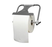 Jofel AD60010 Distributeur de papier mural industriel avec scie frontale pour coupe, grande résistance, tube en acier 20 mm, accepte les bobines jusqu'à 500 m