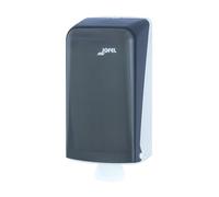 Jofel - Distributeur de papier toilette, 400 serviettes au format zigzag, hygiène maximale, il suffit de toucher la serviette pour l'utiliser, économie de papier, boîtier ABS robuste, Azure AH71400