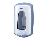 Jofel - Distributeur de savon liquide mural, rechargeable, capacité 0,9 l, valve anti-corrosion et anti-gouttes, corps en acier inoxydable, Aitana AC79500