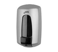 Jofel - Distributeur de Savon Liquide Mural Rechargeable de 0,9 l, Distributeur de Savon pour la Salle de Bains, Valve Anti-Corrosion et Anti-Goutte, Corps en ABS, Aitana AC70300