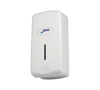 Jofel - Distributeur de savon pour montage mural, rechargeable avec savon liquide, capacité 1L, distributeur de savon salle de bain, boîtier ABS robuste, anti-gouttes et anticorrosion, Valor AC27050