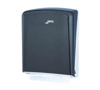 Jofel - Distributeur d'essuie-mains, Distributeur d'essuie-mains pour le visage, Distributeur d'essuie-mains muraux, jusqu'à 600 essuie-mains en zigzag, boîtier ABS robuste, Azure AH34400