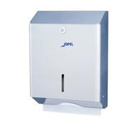 Jofel - Distributeur d'essuie-mains, distributeur d'essuie-mains pour le visage, jusqu'à 600 essuie-mains en zigzag, protection anti-vandalisme, acier inoxydable de haute qualité, Classic AH12200