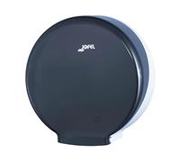 Jofel - Distributeur industriel moyen de rouleaux de papier toilette, distributeur de rouleaux de papier jusqu'à 300m, diamètre max. 220mm, mandrin de 45mm, idéal toilettes publiques, Azur AE52400