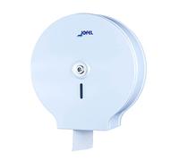 Jofel - Grand porte-rouleau de papier toilette industriel, distributeur de papier en rouleau jusqu'à 400 m, diamètre max. 260 mm, mandrin de 18 à 55 mm, boîtier en acier laminé blanc, classique AE13300