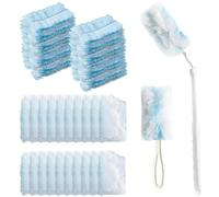 Jogoico Recharges de Plumeau pour Swiffer 20 Pièces Duster Recharges | Duster Kit avec 1 poignée 1 Perche télescopique, Dépoussiérantes Plumeaux Electrostatiques pour la Salon la Cuisine