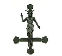 Joh. Vogler GmbH Baphomet sur la croix de Pierre à suspendre 30 cm