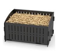 johgee Panier brûleur à granulés, 29 × 20 × 17 cm panier de combustion à granulés pour cheminées et poêles