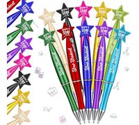 Johiux Lot de 30 stylos à bille de récompense pour étudiant - Jeton étoile de fin d'étude - Cadeau de départ pour enseignant à élève - You're a Star Keep Shining - Cadeaux de fin d'études pour enfants