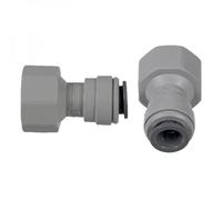 John Guest 5/16" X 5/8" BSP TERMINAL DROIT FEMELLE PI451015CS Pack complet 10 Pièces