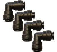 John Guest Lot de 4 raccords coudés égaux 12 mm pour raccord d'eau