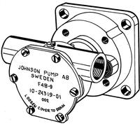 Johnson Pump Pompe à impulseur en bronze auto-amorçante pour eau de refroidissement F4b-9