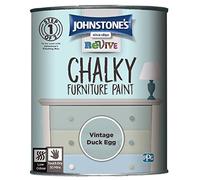Johnstone's 386501 Revive Chalky Peinture pour meubles 750 ml - Vintage Bleu canard