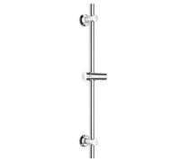 JOHO Barre de douche en acier inoxydable avec support de douchette et fixations murales réglable compatible trous existants, colonne de douche 70 cm chromé
