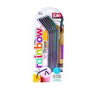 Joie Kitchen Gadgets Lot de 6 pailles en acier inoxydable