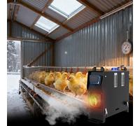 JOIEYOU Chauffages de jardin 8000 W Chauffage diesel avec boîtier en aluminium, écran LCD, filtre à air, poignée de transport et réservoir de 5 l, chauffage diesel à ventilateur pour atelier/jardin/ca
