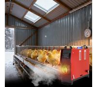 JOIEYOU Chauffages de jardin 8000 W Chauffage diesel avec boîtier en aluminium, filtre à air, poignée de transport et réservoir de 5 l, kit de chauffage diesel à ventilateur, appareil de chauffage pou