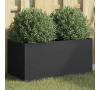 Joinmee Jardinière noir 62x30x29 cm acier Cette jardinière sera parfaite pour les amateurs de bricolage pour décorer les jardins, les balcons ou les patios. Matériau durable : l'acier laminé à froid e