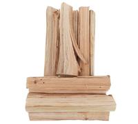 JOINPAYA 10 Pièces Bûches de Bois pour Foyer Extérieur et Cheminée Intérieure, Bois Sec Facile à Allumer, Polyvalent pour Cuisson et Chauffage, Longueur 22cm