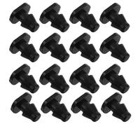 JOINPAYA 100 Embouts de Tubes Barbelés en PP Noir pour Raccords Irrigation Goutte à Goutte, Bouchons Étanches pour Tuyaux de Jardin 4/7mm, Système Micro Asperseur