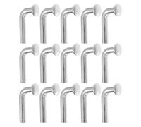 JOINPAYA 100pcs Goupilles de Sûreté en Fer Argenté Forme L Mécanisme de Verrouillage Sécurisé pour Rayonnages et Entrepôts Polyvalents