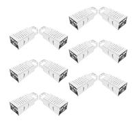 JOINPAYA 12 Pièces Mini Râpe Carrée en Acier Inoxydable Argenté pour Fromage et Légumes, Portable avec Fonction de Râpage Fin, Cuisine Professionnelle et Domestique