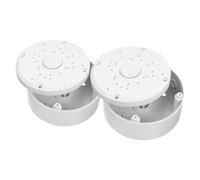 JOINPAYA 2 Pièces Boîte de Jonction Caméra Étanche en Plastique Support pour Câbles Protection Extérieure Compatible Éclairage Paysager et Pompes pour Usage en Plein Air