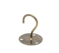 JOINPAYA 2 Pièces Crochets de Plafond Fer Bronze Lot de Crochets Suspendus Forme de Trompe Éléphant Accroche pour Décoration Lanternes Plantes et Utilisation Polyvalente