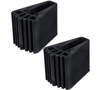 JOINPAYA 2 Pièces Échelle Antidérapants Caoutchouc Tapis de Repos pour Échelle Coussin de Protection Stable et Silencieux pour Échelle Pliante