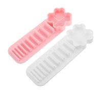 JOINPAYA 2 Pièces Égouttoir en Silicone Multifonction Technologie D'aspiration Forte pour Pinceaux de Maquillage et Eyeliners, pour Salle de Bain et Coin Coiffeuse