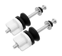 JOINPAYA 2 Pièces Kit de Boulons pour Siège de Toilette Vis des Charnières de Siège de Toilette Acier Inoxydable et Caoutchouc Antidérapant Installation Facile pour Abattant Usage