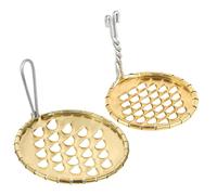 JOINPAYA 2 Pièces Outil à Racler la Gelée en Acier Inoxydable Poignée Creuse Ergonomique Antidérapante, Grattoir Alimentaire Cuisine Professionnelle et Maison