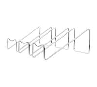 JOINPAYA 2 Pièces Porte-Bouteille de Table Simple, Présentoir à Vin en Fer Argenté, Rangement pour Bouteilles de Vin et Petits Objets, pour Comptoir, Style Minimaliste