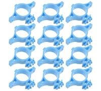 JOINPAYA 20 Pièces Isolateur Anneau pour Clôture Pivotant Électronique avec Compatible Poteaux pour Accessoires de Sécurité et Clôtures de Protection