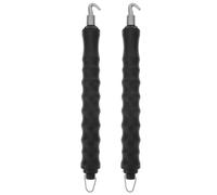 JOINPAYA 2pièces Outil de Torsion de Fil de Fer Semi-automatique Crochet de Serrage pour Armature Attache Rapide et Sécurisée des Barres Acier Fatigue Manuelle Noir