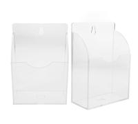 JOINPAYA 2pièces Support Cuillère à Glace Acrylique Transparent Porte-spatule Polyvalent pour Accessoires Cuisine Organiseur Compact pour Machine à Glaçons Design Élégant et Installation