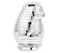 JOINPAYA 3 Pièces Figurine de Pingouin Argentée en Écume Détails Complexes, Ornement Disco Moderne pour Décoration de Table Lors D'occasions Festives