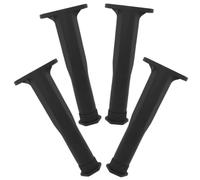JOINPAYA 4 Pièces Pieds de Lit Réglables de Remplacement pour Cadre de Noir | Tête en T, Hauteur Ajustable, PP Robuste, Stabilité Renforcée, pour Cadre de Lit et Support Central