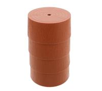 JOINPAYA 4 Pièces Support Pliable pour Mini Sapin de Noël Socle en Plastique Aspect Bois Réaliste, Installation Facile et Maintien Stable pour Décoration de Table Élégante