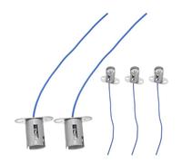 JOINPAYA 5pcs Porte-ampoule B15 en Métal avec Fil pour Ampoule de Feu de Recul, Douille Fermée à Baïonnette Compatible pour Camions et Véhicules Automobiles