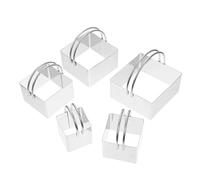 JOINPAYA 5pièces Inox pour Biscuits Moules Créatifs Légers et Faciles à Utiliser pour Fondant Pâtisserie et Loisirs Créatifs