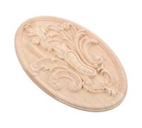 JOINPAYA Appliques en Bois Sculpté de Style Européen pour Meubles et Portes, Décoration Polyvalente en Bois Beige Non Peint, pour Projets DIY Charme Classique
