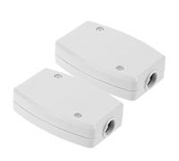 JOINPAYA Boîte de Jonction Étanche en Plastique Blanche 2pcs pour Câbles, Protection Intempéries, pour Boîtes de Contrôle de Température et Électronique