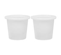 JOINPAYA Bouchon en Silicone Blanc pour Parasol de Table 2pcs, Stabilisateur Pratique pour Trou de Parasol Extérieur, Accessoire pour Balcon et Jardin