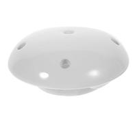 JOINPAYA Bouchon pour Urinoir en Céramique Filtre Déodorant à Cinq Trous, Accessoire Salle de Bain Blanc Qui Favorise la Circulation de L'air et Piège les Impuretés